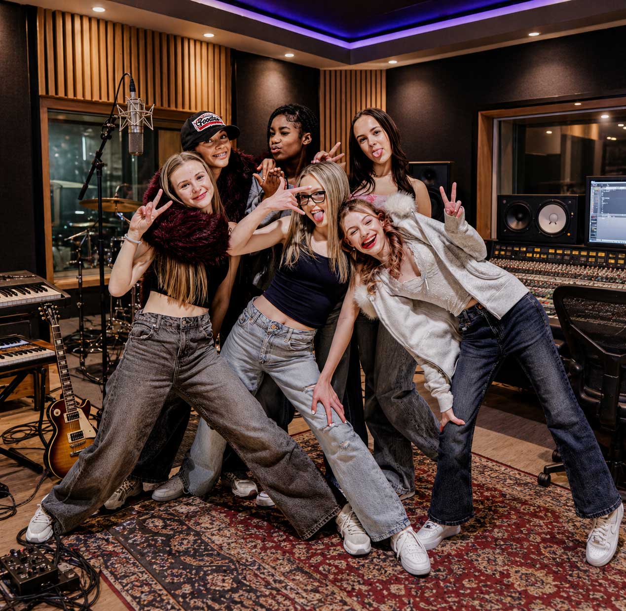 Northern Daughters in rehearsal